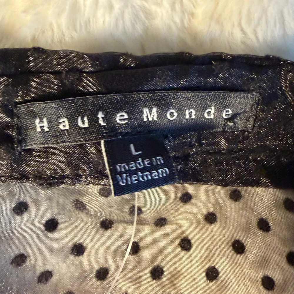 Black Polka Dot Sheer Blouse.
NWOT - Picture 2 of 8